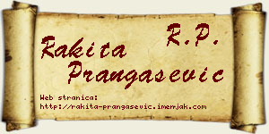 Rakita Prangašević vizit kartica